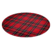 Royal Stewart tartan red black plaid Snijplank (Hoek)
