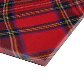 Royal Stewart tartan red black plaid Snijplank (Hoek)