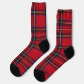 Royal Stewart tartan red black plaid Sokken (Links)