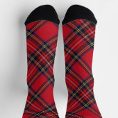 Royal Stewart tartan red black plaid Sokken (Top)