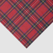 Royal Stewart tartan red black plaid Tissuepapier (Detail)