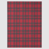 Royal Stewart tartan red black plaid Tissuepapier (Voorkant)