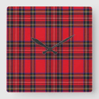 Royal Stewart tartan red black plaid