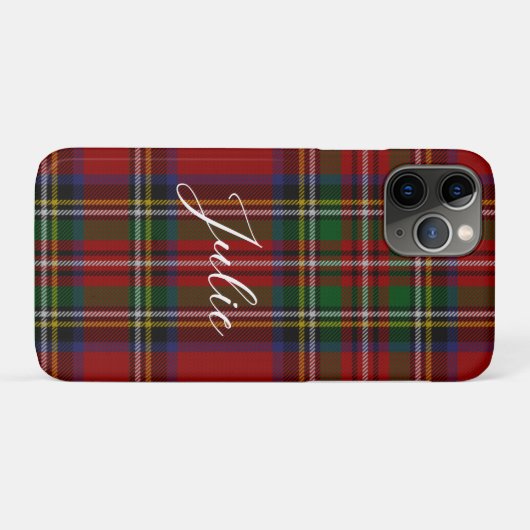 Royal Stewart Tartan Red Green Pattern Case-Mate iPhone Case (Achterkant (horizontaal))