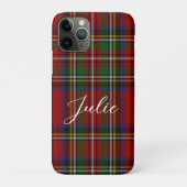 Royal Stewart Tartan Red Green Pattern Case-Mate iPhone Case (Achterkant)