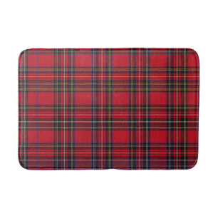Royal Stewart Tartan Red Plaid Badmat