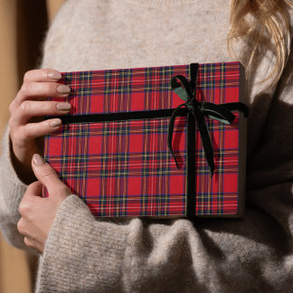Royal Stewart Tartan Red Plaid Cadeaupapier
