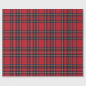 Royal Stewart Tartan Red Plaid Cadeaupapier (Vlak)