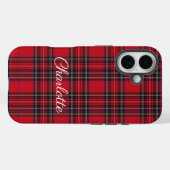 Royal Stewart Tartan Red Plaid Case-Mate iPhone Case (Achterkant (horizontaal))