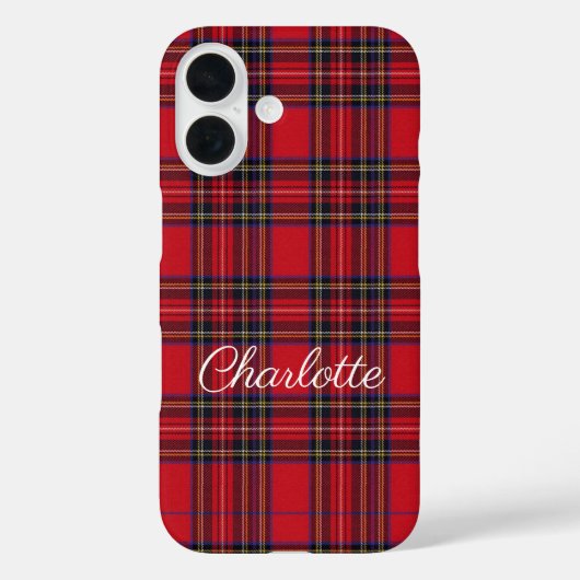 Royal Stewart Tartan Red Plaid Case-Mate iPhone Case (Achterkant)