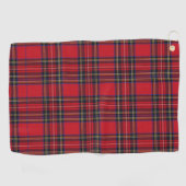 Royal Stewart Tartan Red Plaid Golfhanddoek (Horizontaal)