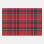 Royal Stewart Tartan Red Plaid Inpakpapier Vel (Voorkant 2)
