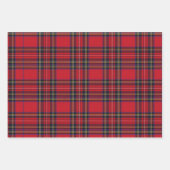 Royal Stewart Tartan Red Plaid Inpakpapier Vel (Voorkant)