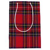 Royal Stewart Tartan Red Plaid Medium Cadeauzakje (Voorkant)
