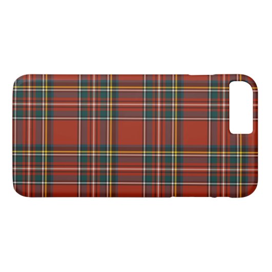 Royal Stewart Tartan Red Pset Pattern Case-Mate iPhone Case (Achterkant (Horizontaal))