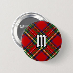 Royal Stewart Tartan Ronde Button 5,7 Cm