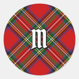 Royal Stewart Tartan Ronde Sticker