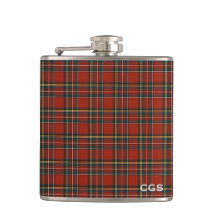 Royal Stewart Tartan Rood Schots geruit Monogram