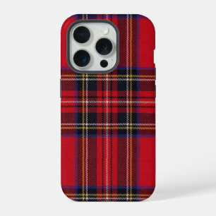 Royal Stewart tartan rood zwart geruit iPhone 15 Pro Case