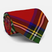 Royal Stewart Tartan Schotse Plaid Patroon Stropdas (Opgerold)