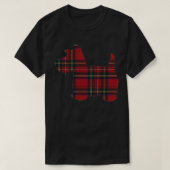 Royal Stewart Tartan Scottie Dog 1 T-shirt (Design voorkant)