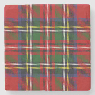 Royal Stewart Tartan Stenen Onderzetter
