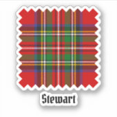 Royal Stewart Tartan Sticker (Voorkant)