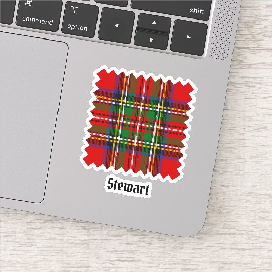 Royal Stewart Tartan Sticker (Detail)