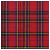 Royal Stewart Tartan Stof (Close Up)