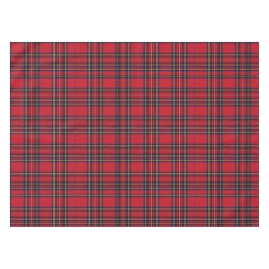 Royal Stewart Tartan Tafelkleed (Voorkant (Horizontaal))
