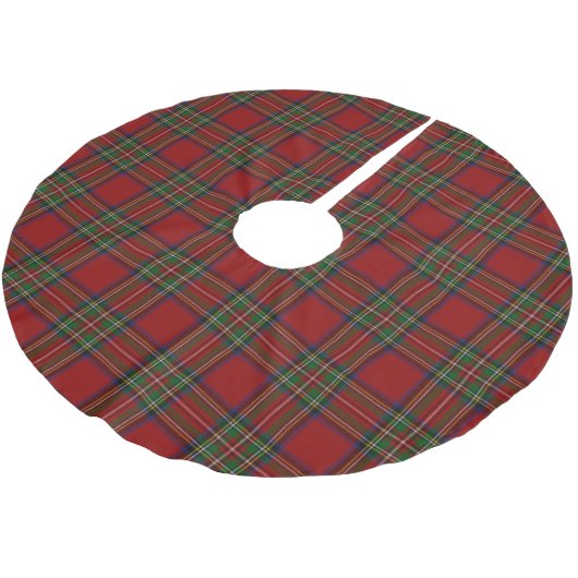 Royal Stewart Tartan Traditional Pset Kerstboom Rok (Gekanteld)