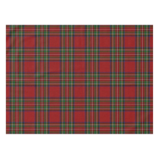 Royal Stewart Tartan Traditional Pset Tafelkleed (Voorkant (Horizontaal))