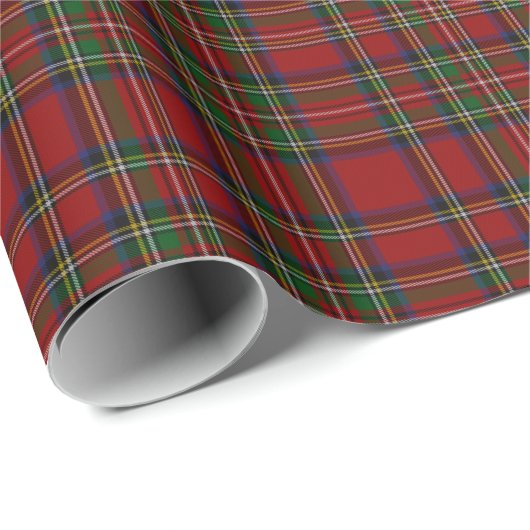 Royal Stewart Tartan Traditioneel Pset Pattern Cadeaupapier (Rol Hoek)