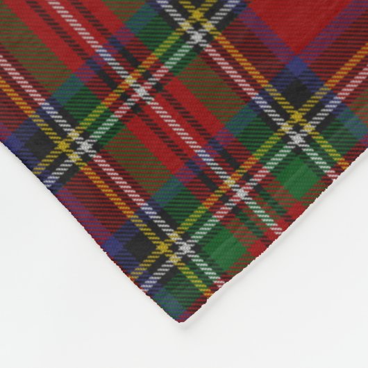 Royal Stewart Tartan Traditioneel Pset Pattern Fleece Deken (Hoek)
