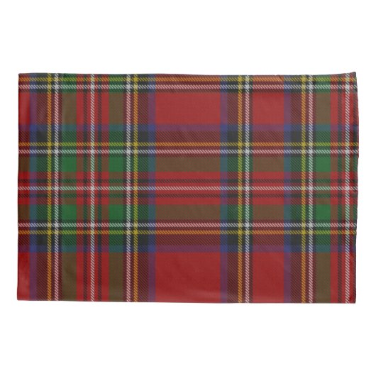 Royal Stewart Tartan Traditioneel Pset Pattern Kussensloop (Achterkant)