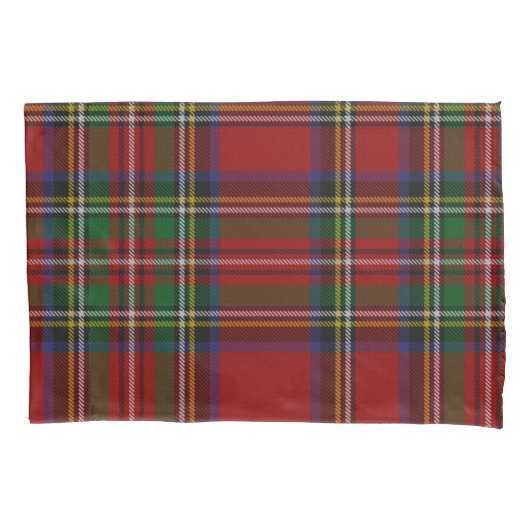 Royal Stewart Tartan Traditioneel Pset Pattern Kussensloop (Voorkant)