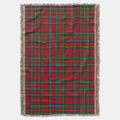 Royal Stewart Tartan Traditionele kerstmis Deken (Voorkant Verticaal)