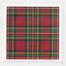 Royal Stewart White Standard Dinner servetten