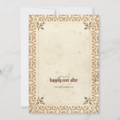Royal Storybook Fairytale Invitation Kaart (Achterkant)