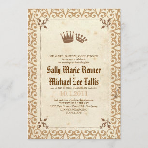 Royal Storybook Fairytale Invitation Kaart