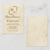 Royal Storybook - Opvangkaart Informatiekaartje (Voorkant / Achterkant)