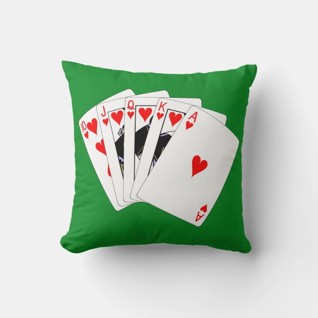 Royal Straight Flush Sierkussen (Voorkant)