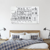 Royal Street, Frans kwartier | New Orleans Canvas Afdruk (Insitu (Slaapkamer))