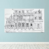 Royal Street, Frans kwartier | New Orleans Canvas Afdruk (Insitu (Houten vloer))