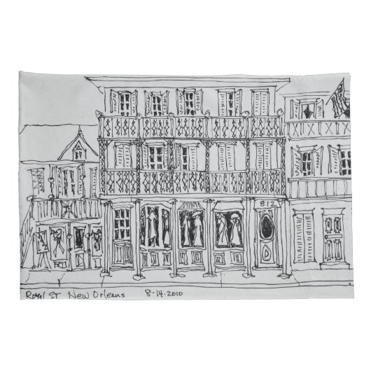 Royal Street, Frans kwartier | New Orleans Kussensloop (Achterkant-Rechts)