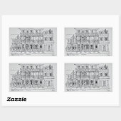 Royal Street, Frans kwartier | New Orleans Rechthoekige Sticker (Vel)