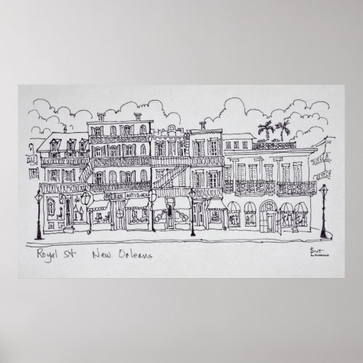 Royal Street | New Orleans, Louisiana Poster (Voorkant)