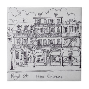 Royal Street   New Orleans, Louisiana Tegeltje