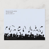 Royal Stripes Afstuderen Aankondiging (Navy) (Achterkant)