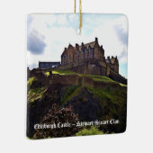 Royal Stuart Scottish Clan Edinburgh Castle Xmas Keramisch Ornament (Rechts)